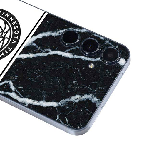 NBA Minnesota Timberwolves Marble Galaxy A55 5G Skin